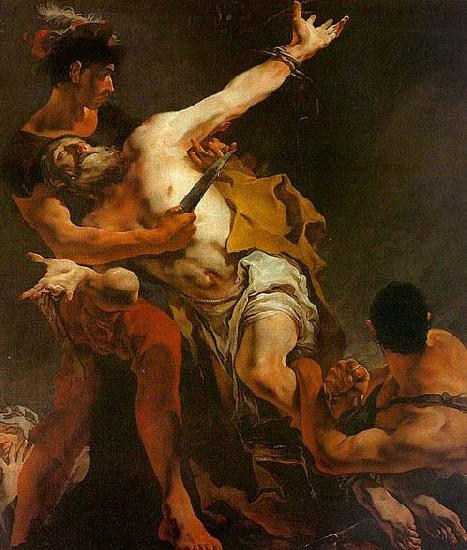 Giovanni Battista Tiepolo The Martyrdom of St. Bartholomew oil painting picture